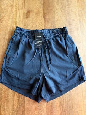 Silkworld NWT Womens Workout Training Shorts w/Zipper Black | Sz S